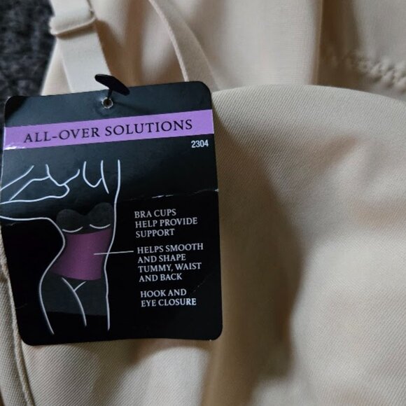 NWT Maidenform sz 34C firm control strapless convertible full slip - Picture 6 of 6